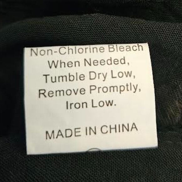 Black Chenille, Ruffle Hem Dress. Size Small - Picture 11 of 15